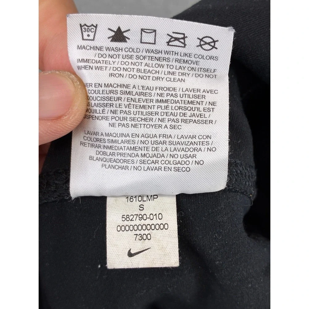 Nike Dri-FIT High Rise Leggings Womens S Black Stretch Running Yoga Athleisure